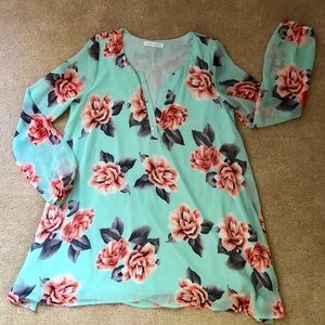 Honey punch tunic top